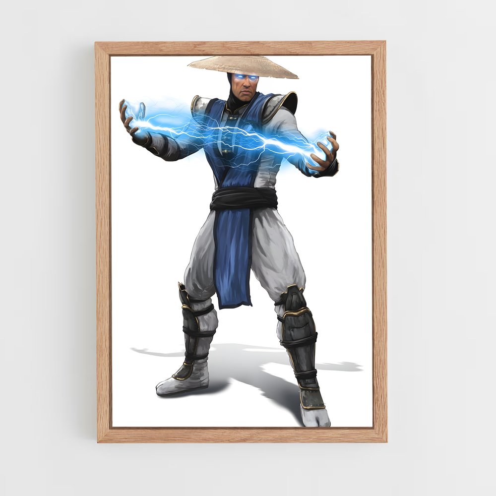 Poster Raiden: Fureur Électrique – affiche Mortal kombat (vue 4)